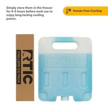 RTIC Reusable Cooler Ice Packs - Long-Lasting & Break-Resistant