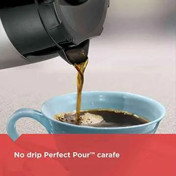 Black+Decker Thermal Coffee Maker, 12 Cup, Programmable, Digital Controls, Black And Silver, CM2036SC