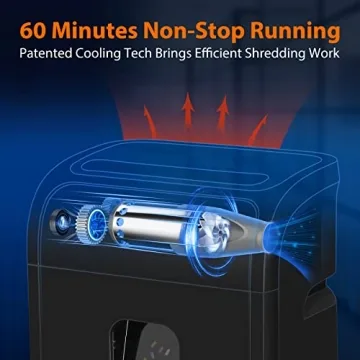 VidaTeco 14-Sheet Micro Cut Paper Shredder for Home Office