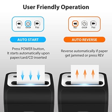 VidaTeco 14-Sheet Micro Cut Paper Shredder for Home Office