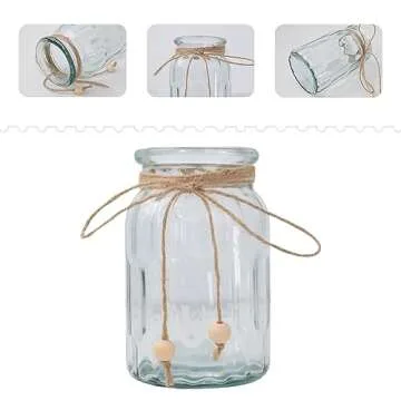 LESING Artificial Flowers Arrangement in Vase for Centerpiece