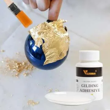 Gold Leaf Adhesive Set: Perfect for Arts & Crafts Projects