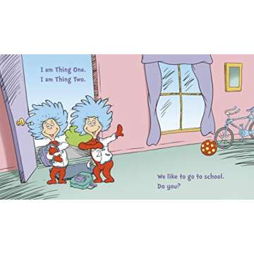 Dr. Seuss's School Things Board Book - Fun Learning for Kids