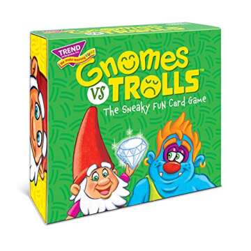 Trend Enterprises Gnomes vs Trolls Three Corner Strategy Game, Inc. - Family-Friendly Card Games
