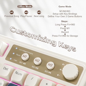 AULA S99 Gaming Keyboard - Wireless, RGB, Tri-Mode