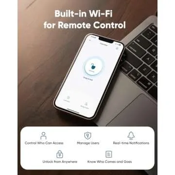 eufy Smart Lock C30 with Door Lever - Keyless Entry, Built-in WiFi
