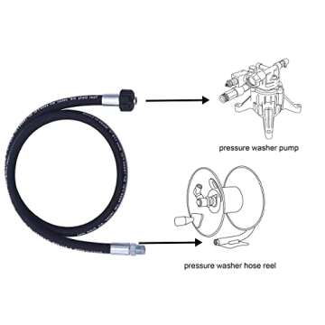 High-Pressure Tool Daily Pressure Washer Whip Hose