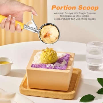 Versatile Ice Cream Scoop Set - 3 Sizes Included for Easy Use