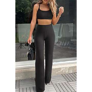 MOOSLOVER Women Strappy Sports Bra Crisscross Yoga Tops