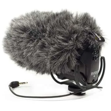 RØDE DeadCat VMP+ Windshield for VideoMic Pro+ Artificial Fur Wind Shield Furry Cover,Grey