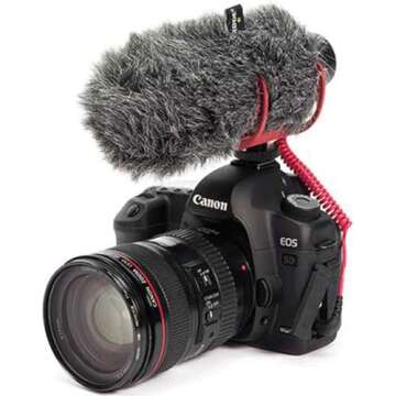 RØDE DeadCat VMP+ Windshield for VideoMic Pro+ Artificial Fur Wind Shield Furry Cover,Grey