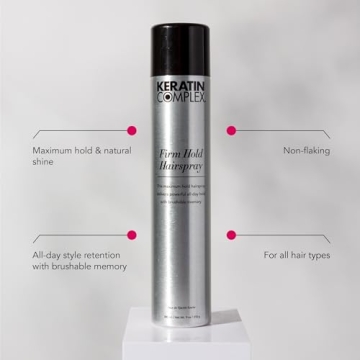 Keratin Complex Hairspray for Long Lasting Hold