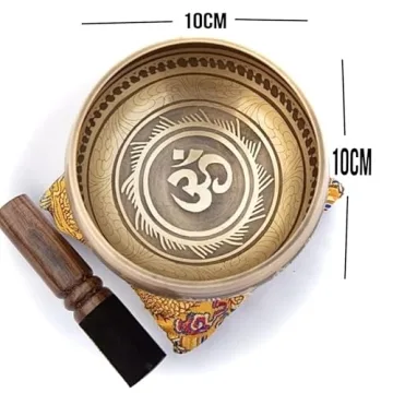 Healing Tibetan Singing Bowl Set with Art