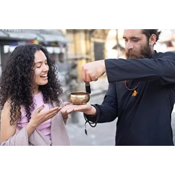 Healing Tibetan Singing Bowl Set with Art