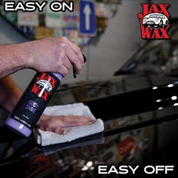 Jax Wax Body Shine Detailer - Spray Car Wax, Removes Water Spots and Dirt, Formulated with Natural Oil and Waxes for Superior Protection and Shiny Look, Use on Car, Boat and Motorcycle, 1 Gallon