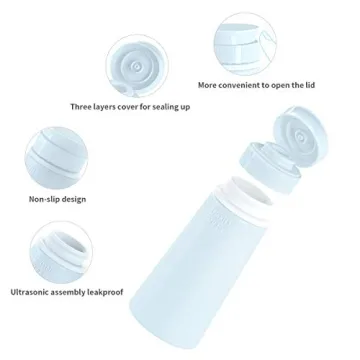 TSA Approved Valourgo Travel Bottles Leak Proof Toiletries