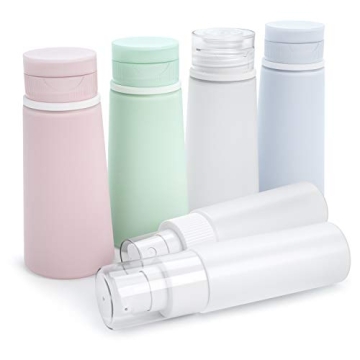 TSA Approved Valourgo Travel Bottles Leak Proof Toiletries