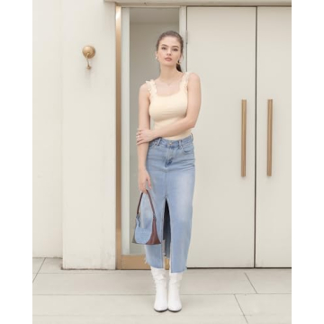 HERLOLLYCHIPS Women Sexy Ribbed Tank Top for Summer