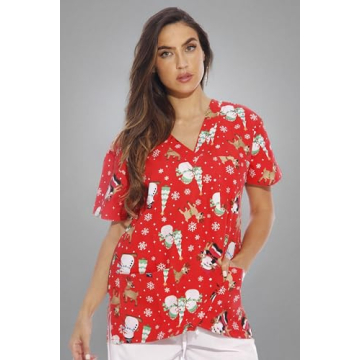 Just Love Women's Scrub Tops - Stylish and Comfortable