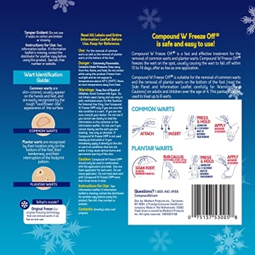 Effective Compound W Freeze Off Wart Remover for All Ages