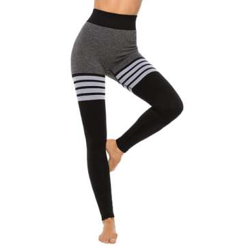 FITTOO Women's High Waisted Seamless Leggings - Stylish Yoga Pants for Ultimate Comfort