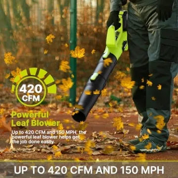 LEAPUL Leaf Blower Cordless with Dual Batteries