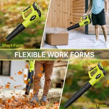 LEAPUL Leaf Blower Cordless with Dual Batteries