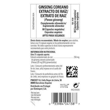 Solgar Korean Ginseng Root Extract, 60 Vegetable Capsules - Immune Support - Standardized, Full Potency (SFP) - Non-GMO, Vegan, Gluten Free, Dairy Free, Kosher - 60 Servings