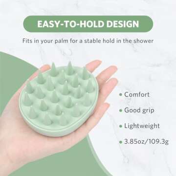 Sndyi Scalp Massager Shampoo Brush - Eco-Friendly Care