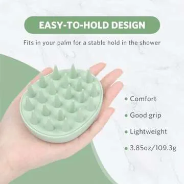 Sndyi Scalp Massager Shampoo Brush - Eco-Friendly Care