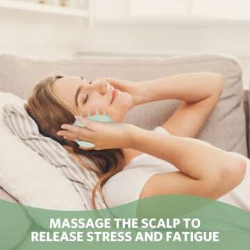 Sndyi Scalp Massager Shampoo Brush - Eco-Friendly Care