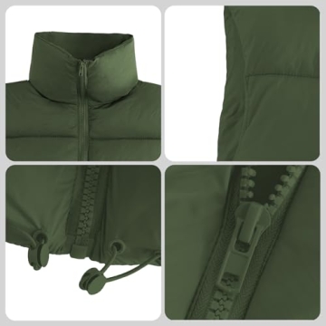 Stylish Women’s Cropped Puffer Vest for Comfort and Fashion