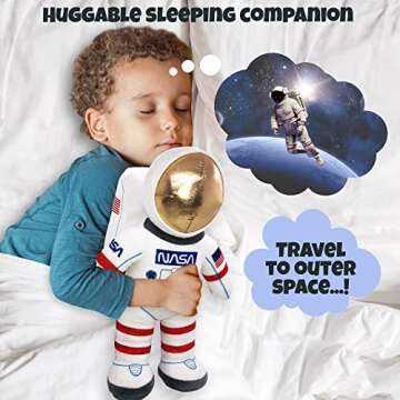 ArtCreativity 12" Plush Astronaut Toy for Kids
