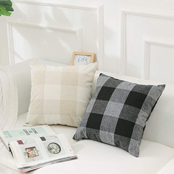 Farmhouse Tartan Cushion Covers for Stylish Home Decor