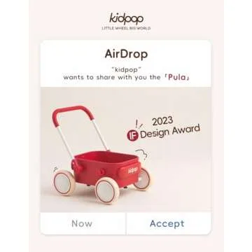 Kidpop PULA 2-in-1 Baby Walker and Wagon for Toddlers