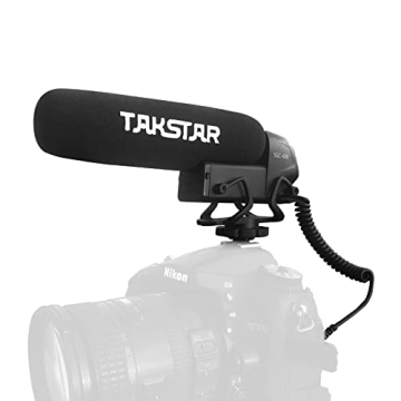 TAKSTAR SGC-600 Video Microphone - Professional Mini Shotgun Mic for All Devices