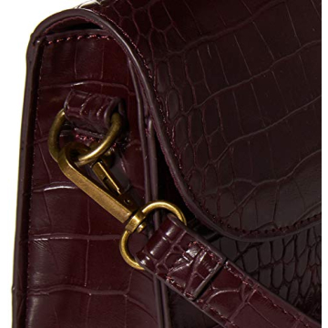 The Drop Women's Diana Top Handle Crossbody Bag Deep Mahogany