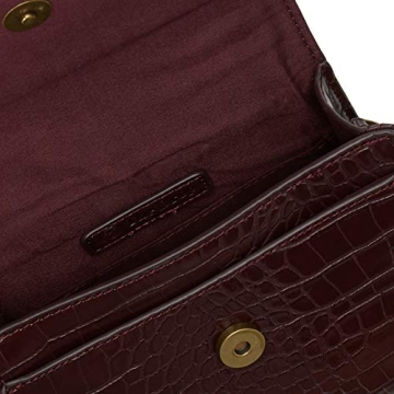 The Drop Women's Diana Top Handle Crossbody Bag Deep Mahogany