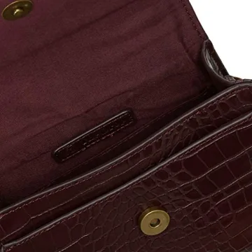 The Drop Women's Diana Top Handle Crossbody Bag Deep Mahogany