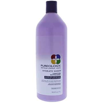 Pureology | Hydrate Nourishing Conditioner | For Medium to Thick Dry, Color Treated Hair | Sulfate-Free | Vegan
