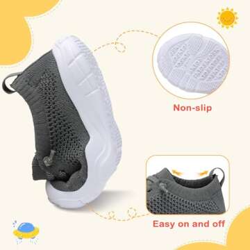 LeIsfIt Toddler Barefoot Shoes for Boys and Girls