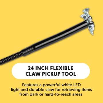 General Tools 70396 Lighted 24-Inch Pick-Up Tool