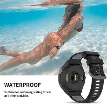 Soft Silicone Garmin Forerunner 945/935 Replacement Band