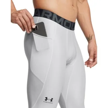 Under Armour Men's HeatGear Leggings - Mod Gray X-Small