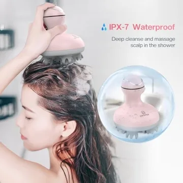 COMFIER Waterproof Scalp Massager for Stress Relief & Growth