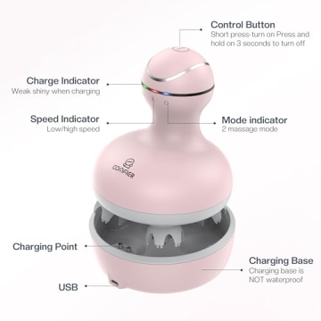 COMFIER Waterproof Scalp Massager for Stress Relief & Growth