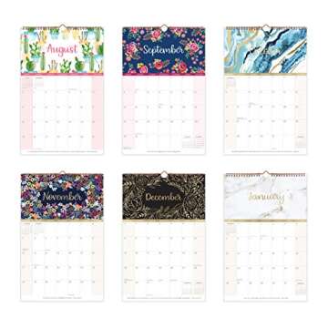 bloom daily planners 2019-2020 Academic Year Hanging Wall Calendar (August 2019 - July 2020) - 11" x...