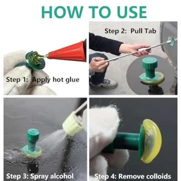 Hyamass 30Pcs Dent Removal Kit for Cars & Appliances