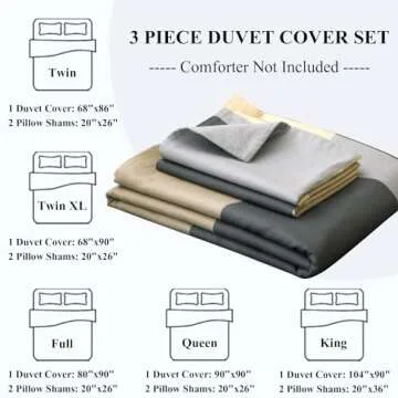 Cotton Grid Plaid Duvet Cover Set | Modern Reversible Style