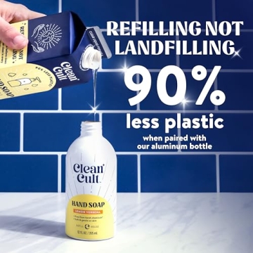 Eco-Friendly Cleancult Hand Soap Refills - Lemon Verbena 32oz